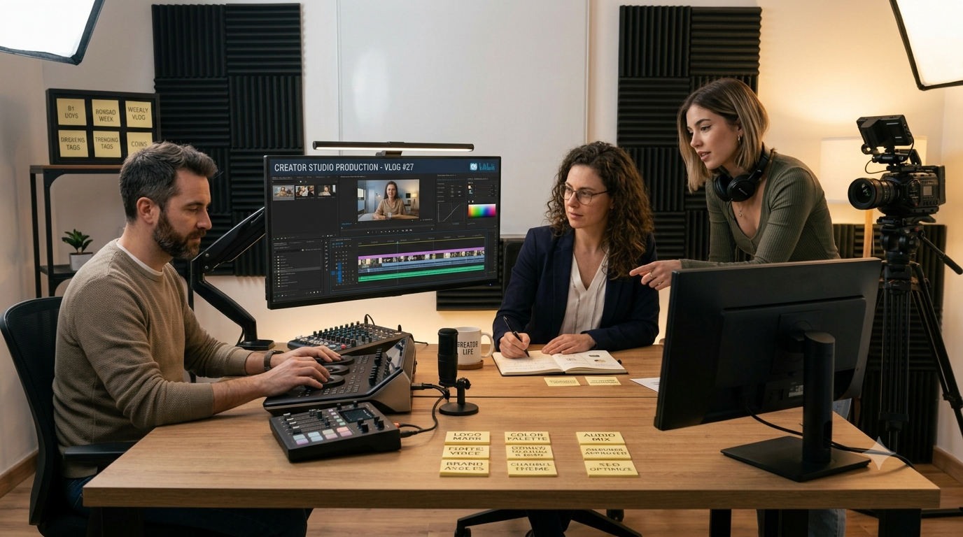 Bilibili Studio creative team working on video content production